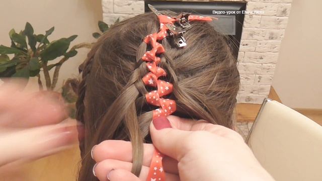 Рыбка Ёлочка переплётная. Причёска в школу. Видео-урок смотреть онлайн