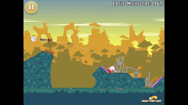 Angry Birds Bad Piggies 21-15 100% Feather Mighty Eagle Walkthrough смотреть онлайн