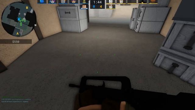 ROBLOX/COUNTER BLOX ROBLOX OFFENSIVE ПЕРВЫЙ РАЗ ИГРАЮ CS GO В ROBLOX смотреть онлайн
