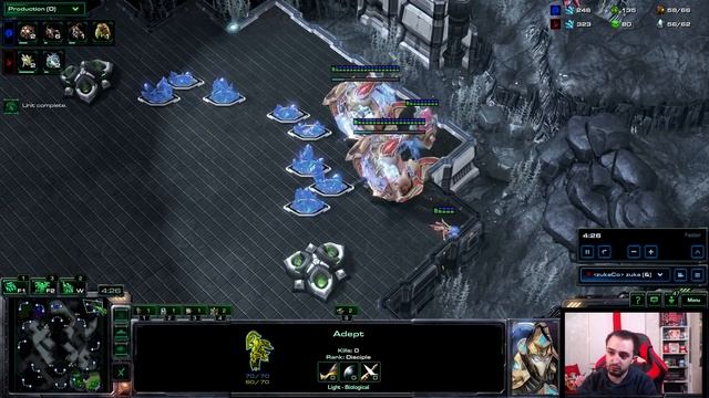 StarCraft 2 - PvZ - Le Build order de l'enfer ? ! Mass Oracle / Zealot ! смотреть онлайн