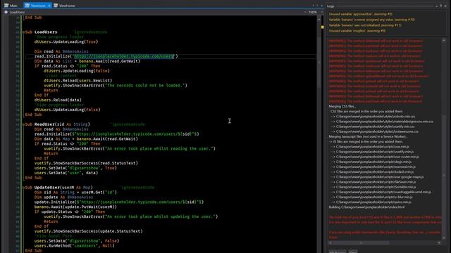 BananoVuetifyAD3 For Dummies - Part 48 - JSON Placeholder CRUD Explorer with Axios