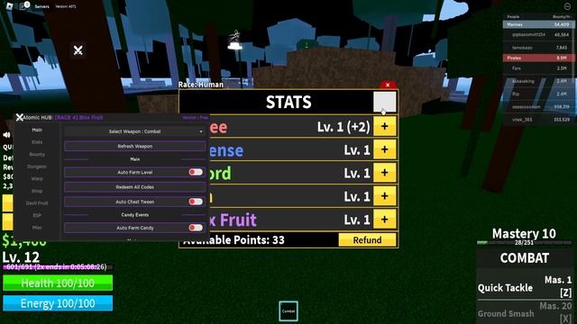 Blox fruits script – (Atomic Hub) смотреть онлайн