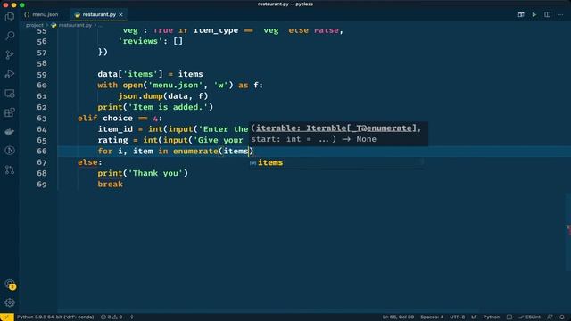 Python Projects - 1: Restaurant Management System - 4 | Add Rating смотреть онлайн