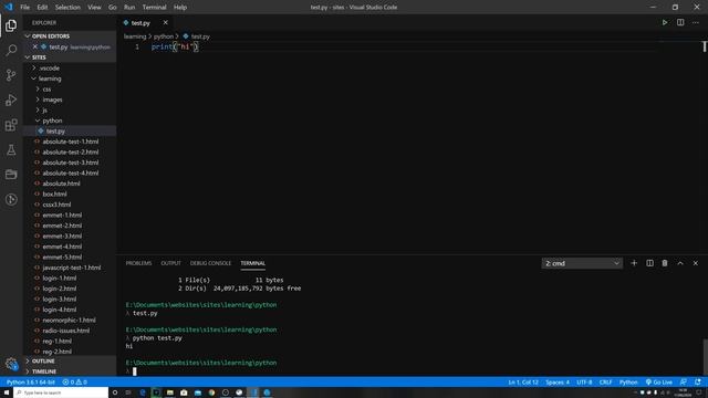 Python Basics 2 (Full Fat): Running / executing a file смотреть онлайн