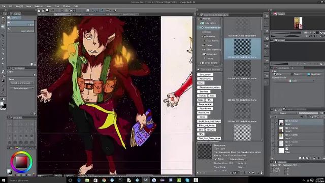 How To Screentone In Manga Studio 5 (This Is My Older Style) смотреть онлайн