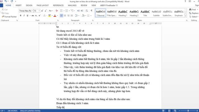 Hướng dẫn vẽ biểu đồ có khoảng cách năm trên excel 2013 смотреть онлайн