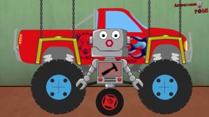 АВТОМЕХАНИК РОБИ. Сборка ГОНОЧНОЙ машины. Переделка ПИКАПА в МОНСТР ТРАК