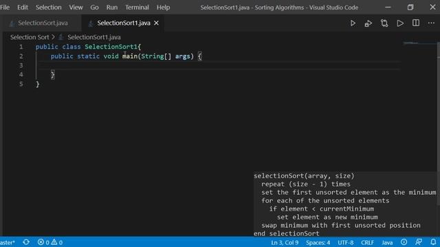 Selection Sort Algorithm | Brief Explanation & JAVA Code [Sorting algorithms] [DSA] смотреть онлайн