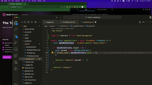 Filtering with React Server Components, URL Search Params, Server Actions смотреть онлайн