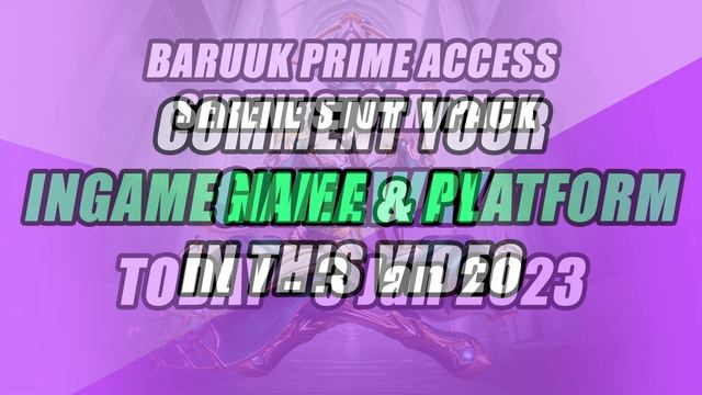Warframe | Baruuk Prime Access Serene Storm Pack GIVEAWAYY!!! смотреть онлайн