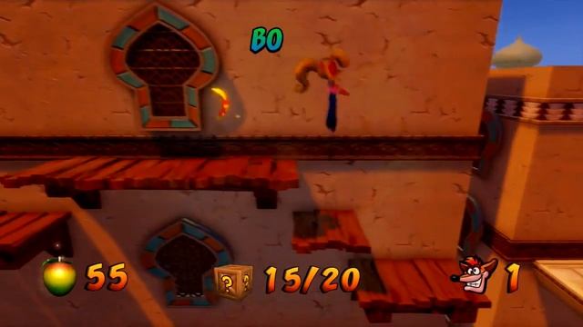 Crash Bandicoot 3: Warped (N-Sane Trilogy) - Level 7: Hang 'Em High (Crystal/Gem) смотреть онлайн