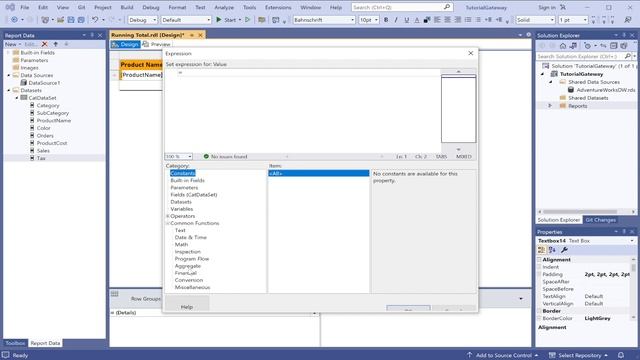 SSRS Tutorial - Calculate Running Total смотреть онлайн