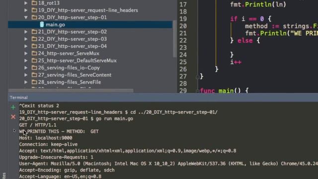 Golang HTTP Server смотреть онлайн