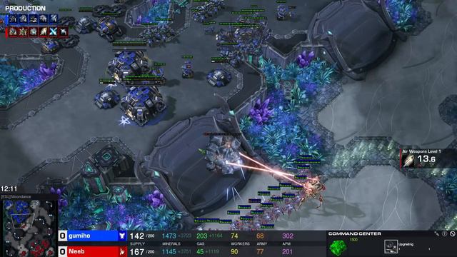 Gumiho's INSANE TRIPLE BattleCruiser Opener | Neeb (P) vs Gumiho (T) смотреть онлайн