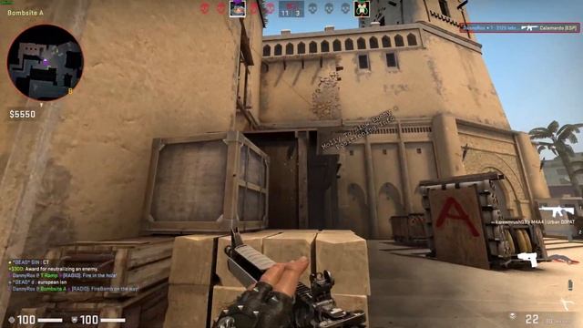 Textbook Utility Usage on CS:GO Mirage смотреть онлайн
