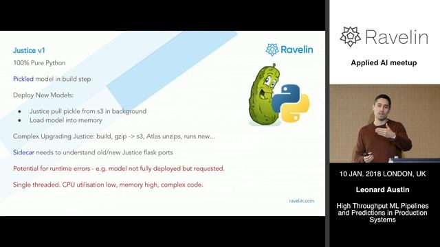 Applied AI Meetup #8 - High Throughput ML Pipelines and Predictions in Production Systems смотреть онлайн
