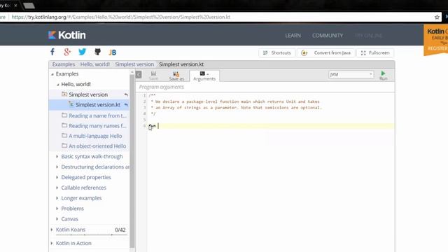 Kotlin - Take a look on first Program - 7 смотреть онлайн