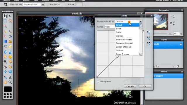 Tutorial Photoshop Online Gratuito 5 [Ajustes fotográficos] | www.ElTallerdeJazmin.com смотреть онлайн