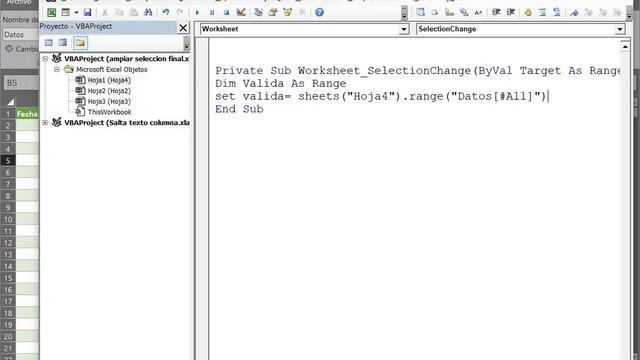 Excel Visual Basic, amplia selección automáticamente, efecto ZOOM [Excel 2010-] (Avanzado Eventos) смотреть онлайн