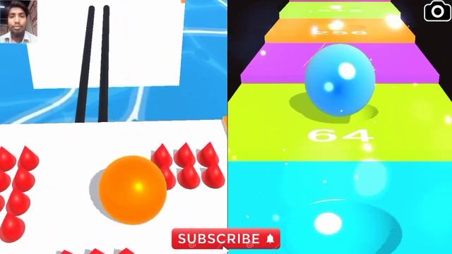 Color Ball 2048 - 3D Merge Run | Color Balls Roll Run 3D - Por Max Level Gameplay IOS Games (Part 1