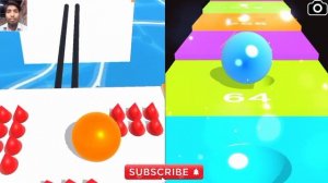 Color Ball 2048 - 3D Merge Run | Color Balls Roll Run 3D - Por Max Level Gameplay iOS Games (Part 1