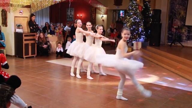 Новогодний корпоратив "Надежды" - Шуточный Танец Лебедей (18.12.2016) смотреть онлайн