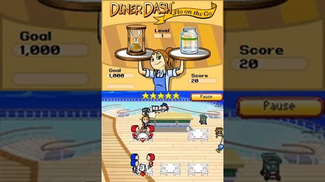 Diner Dash ~ Flo on the Go • NDS Gameplay смотреть онлайн