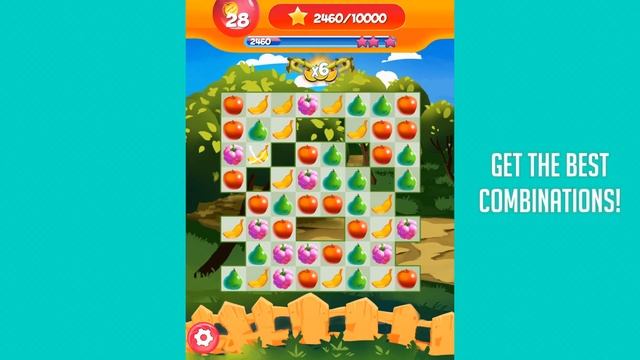 Fruit Games: Match 3 Puzzle - Gameplay video смотреть онлайн