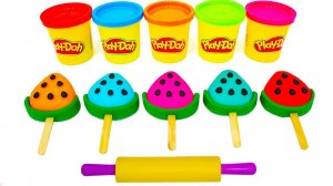 Пластилин Плей До - Разноцветные Арбузики - Учим Цвета