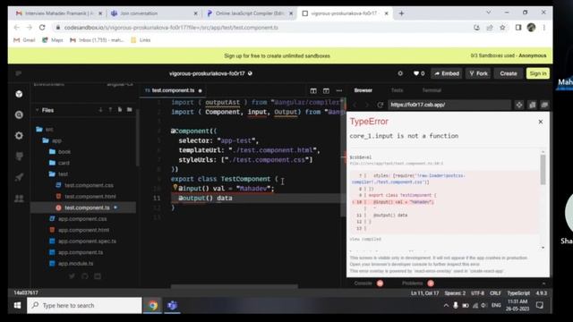 Actual Angular Interview with TCS , Capgemini in 2023 смотреть онлайн