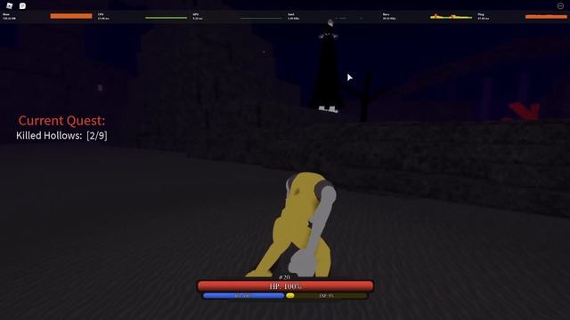 ROBLOX- BLEACH ERA FIRST LOOK AS HOLLOW- GETTING MENOS