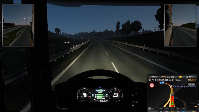 ETS-2. Euro Truck Simulator 2. По дороге в БУДАПЕШТ. смотреть онлайн