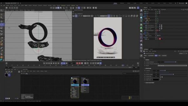 Реалистичный CG проект в Cinema 4D | Redshift + AI + Shader Map