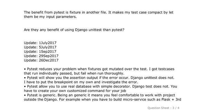 Django : Django test VS pytest смотреть онлайн