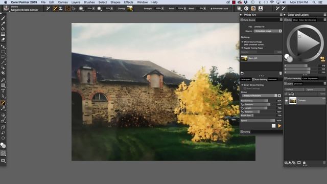 Getting started with Painter 2019 - Painting your first photo смотреть онлайн