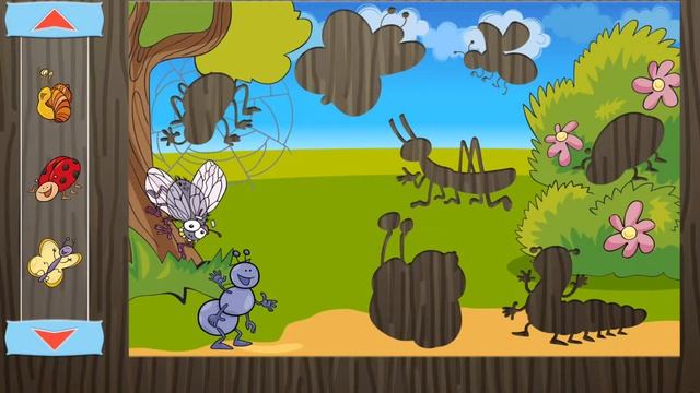 Найди тень животных ( со звуками )!