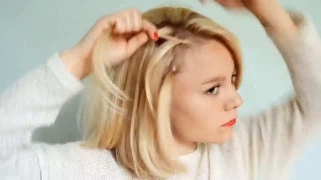 3 простых и быстрых прически на каждый деньна КОРОТКИЕ волосы