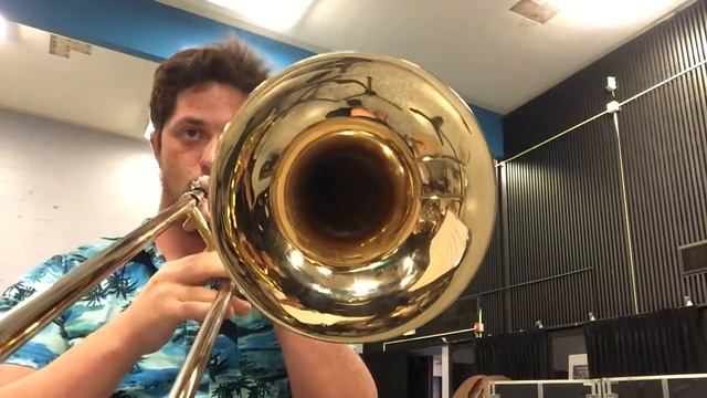 "Don't Get Around Much Anymore" Bass Trombone Solo смотреть онлайн