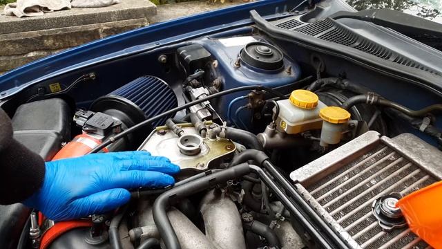 Subaru WRX Expansion tank install & coolant raditor flush/bleeding. ROCKSTAR Energy from Scoobyworl смотреть онлайн