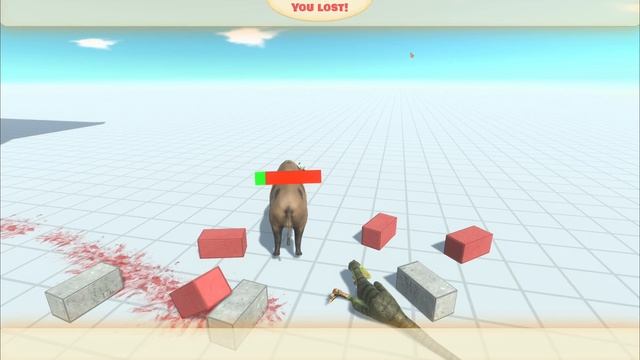 Exploding Bridge - Animal Revolt Battle Simulator