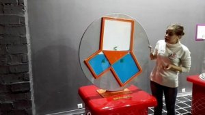 Теорема Пифагора наглядно. Музей "Вот это да!", Новосибирск