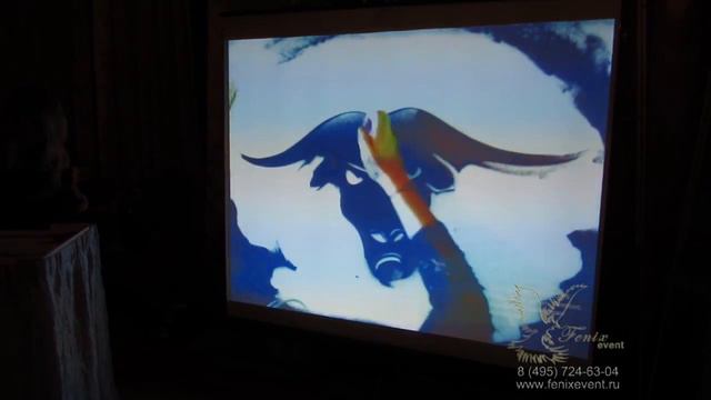 Песочное шоу на день рождения и юбилей в Москве смотреть онлайн