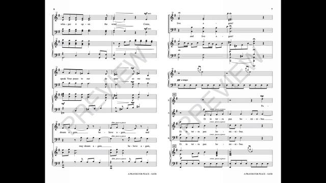 A PRAYER FOR PEACE (SATB Choir) - Joseph M. Martin/Robert Sterling смотреть онлайн