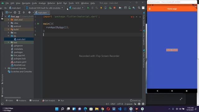 Create Your First Mobile App | Mobile App Development with flutter смотреть онлайн