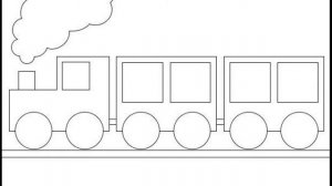Занятие для подготовительной группы по рисованию "Голубой вагон бежит,качается..."