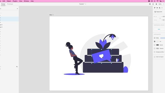 Free Illustrations for you to Auto-Animate in Adobe XD смотреть онлайн