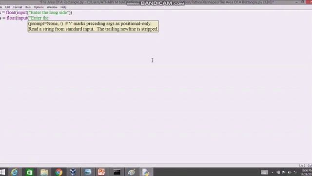 Python Programming - Area of Circle, Square, Rectangle, Triangle - Tutorial смотреть онлайн