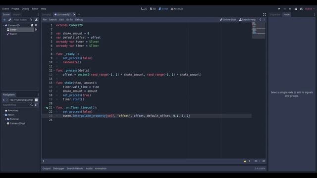 How to Screen Shake in Godot смотреть онлайн