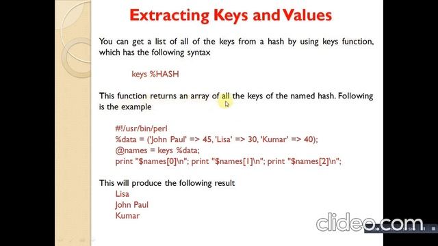 Perl Hashes (What is Hash in Perl?) смотреть онлайн