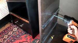 Замена роликовых направляющих на шариковые BOYARD полного выдвижения- 52 kg.